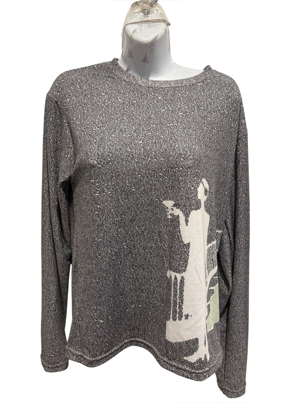 LITOGRAPHS The Great Gatsby Long Sleeve Crew Neck TShirt Size Small